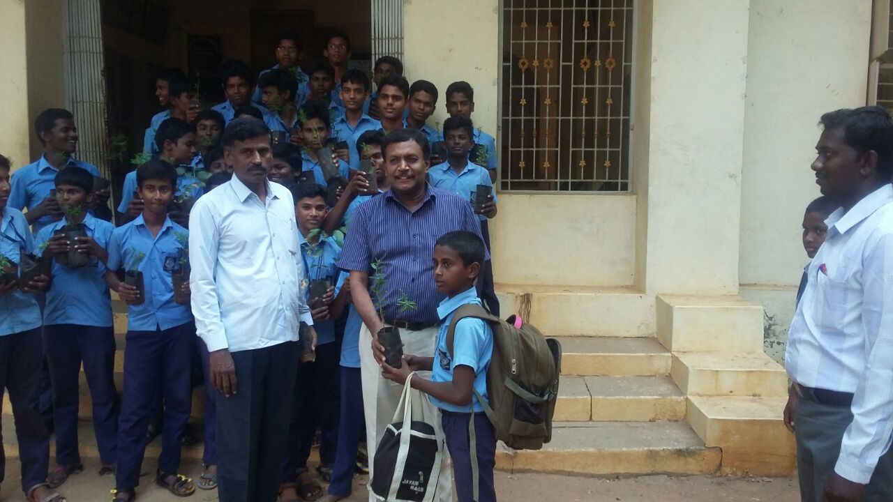 Plantation, NSMVPS Hr Sec School, Devakottai, Sivagangai Dist.