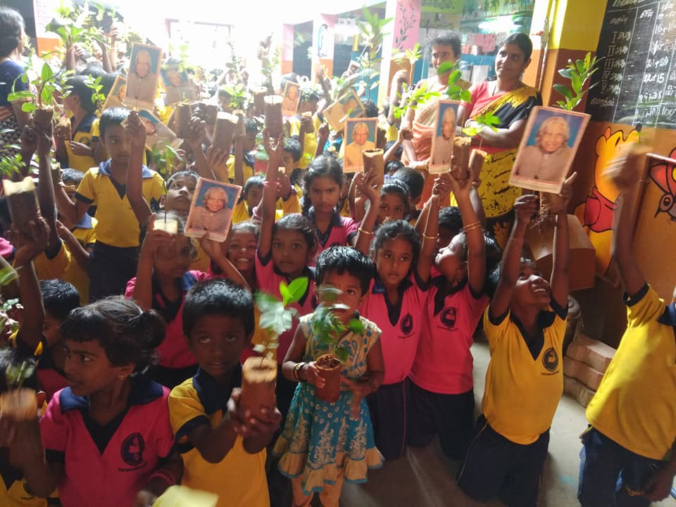 Plantation, Thirunavukkarasu Middle School, Krishnapuram, Tenkasi Dist.