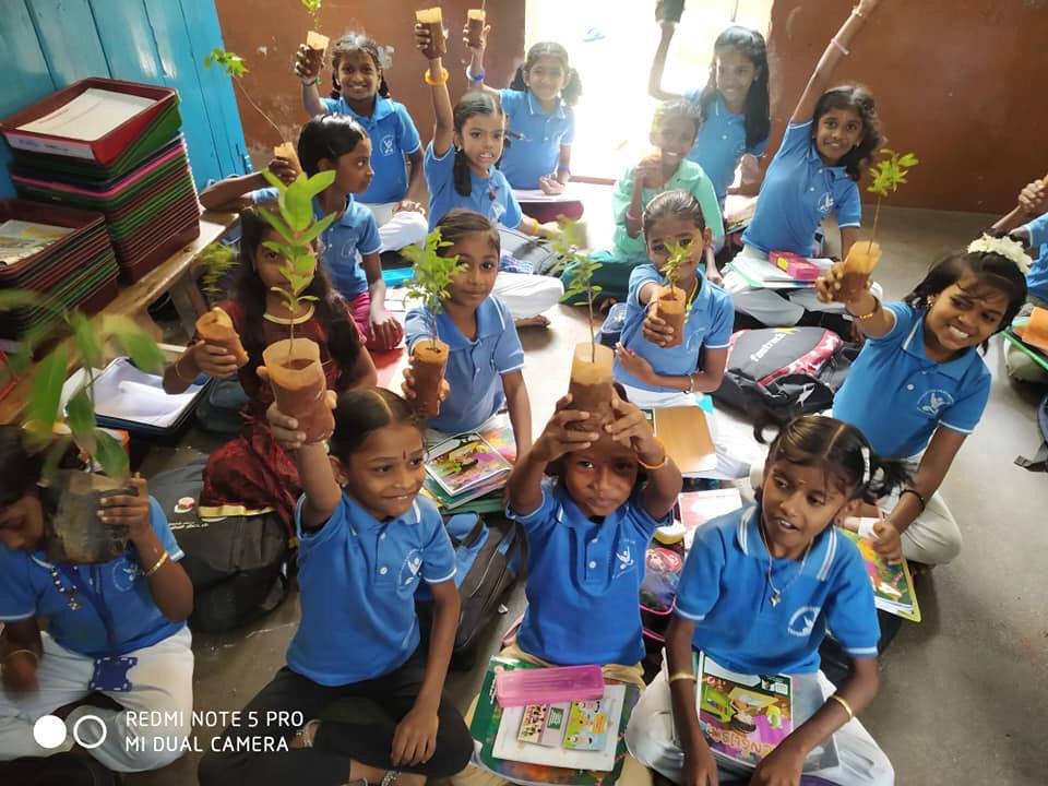 Plantation, Thirunavukkarasu Middle School, Krishnapuram, Tenkasi Dist.