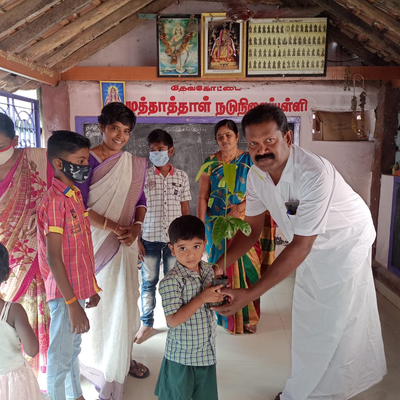 Plantation, Muthathal Middle School, Devakottai, Sivagangai Dist.