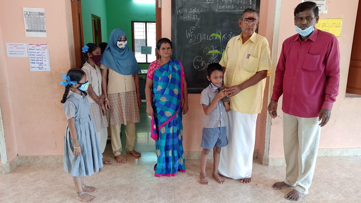 Plantation, Ramakrishna Middle School, Devakottai, Sivagangai Dist.