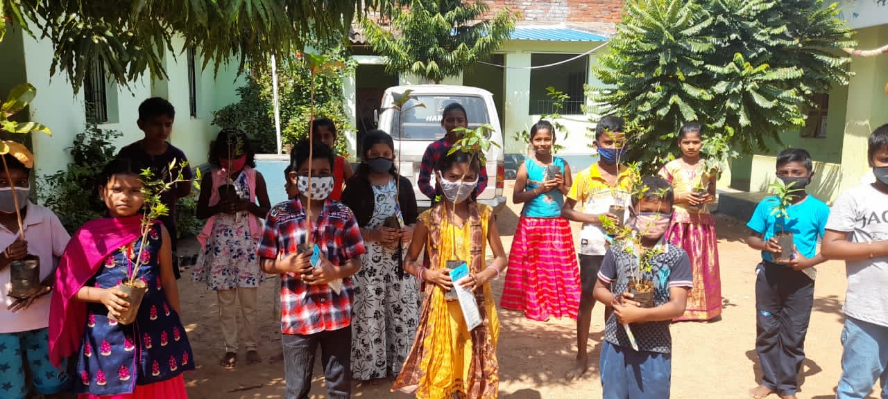 Plantation, Harini Vidyalaya Primary School, Krishnapuram, Tenkasi Dist.