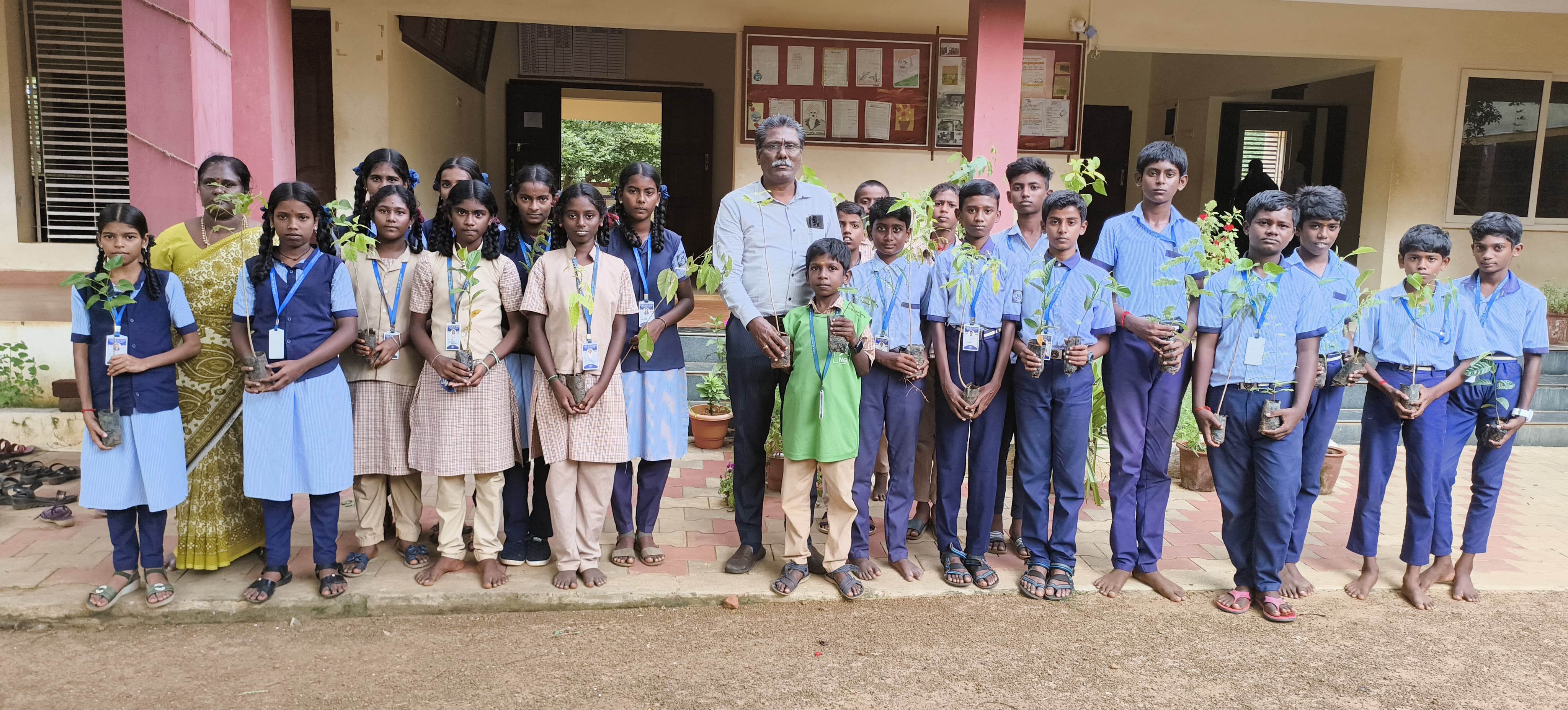 Plantation, S.C Gurukulam Hr Sec School, Amaravathiputhur, Sivagangai Dist.
