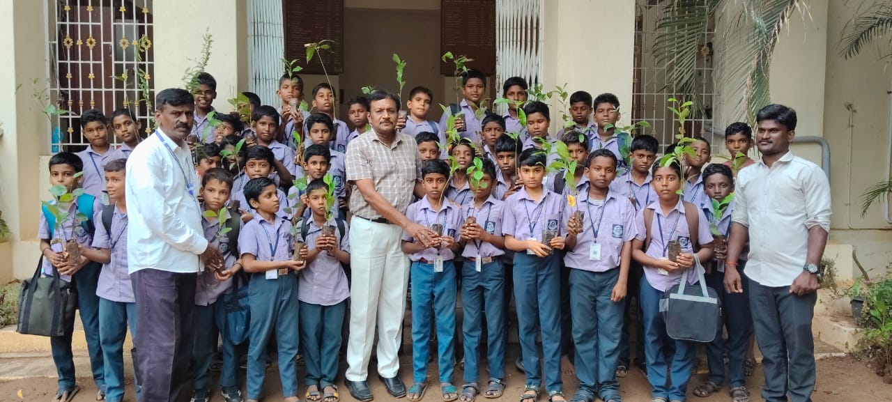 Plantation, NSMVPS Hr Sec School, Devakottai, Sivagangai Dist.